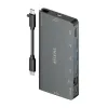 USB Hub Aisens ASUC-8P015-GR Grey Multicolour 100 W