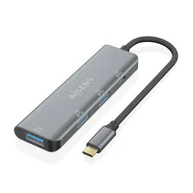 USB-keskitin Aisens A109-0764 Harmaa (1 osaa)