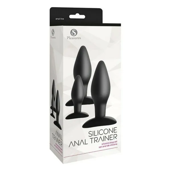 Anal plug S Pleasures Trainer Black