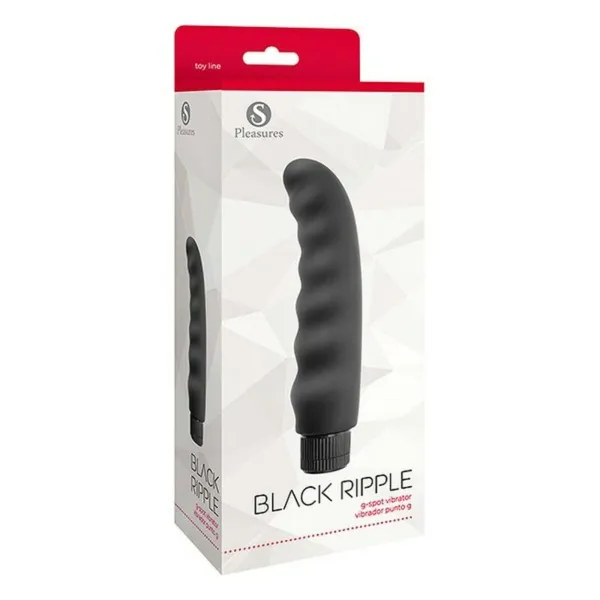 Vibrators S Pleasures Ripple Black Melns