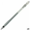 Roller Pen Pilot G-1 Silver 0,4 mm (12 Units)
