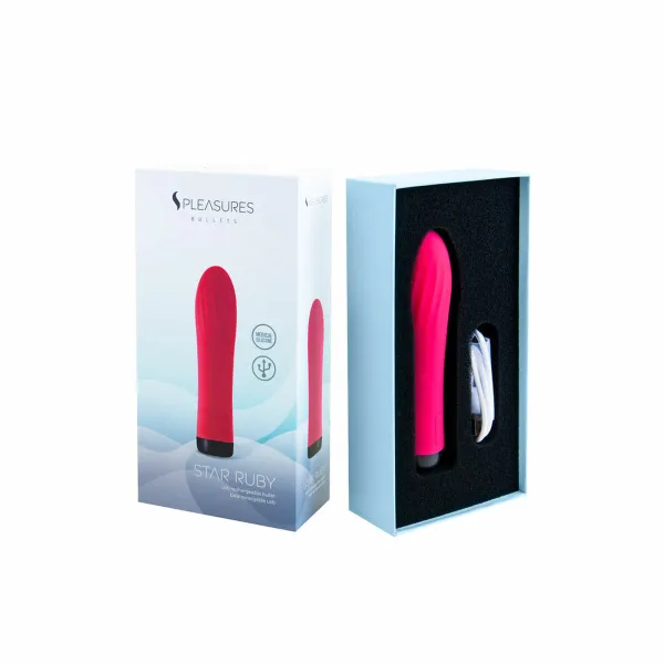 Lodveida Vibrators S Pleasures Rozā ķiršu