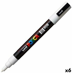 Marker POSCA PC-3M White (6 Units)