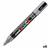 felt-tip pens POSCA PC-5M Grey
