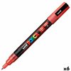 Marker POSCA PC-3ML Red (6 Units)