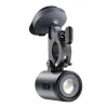 Baseus PrimeTrip 2-in-1 bike mount, phone holder + flashlight (black)