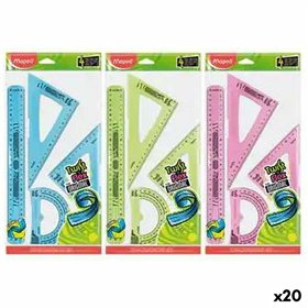 Geometry set Maped Twist'n Flex Maxi 4 Pieces 20 Units