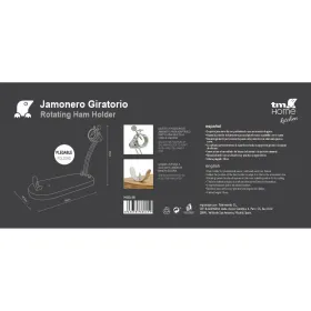 Folding Ham Stand Bamboo (37,5 x 16,5 cm)