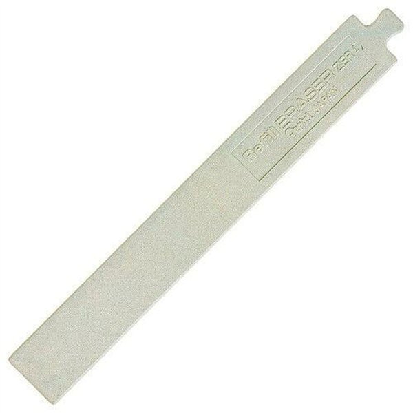 Replacement for Retractable rubber Pentel Clic Eraser Hyperaser Silver 12 Pieces