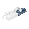 Power Socket - 5 sockets with Switch TM Electron TMUAD505S White 3680 W (1,5 m)