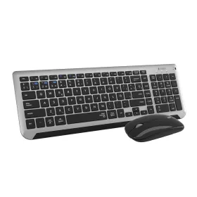 Mouse & Keyboard Subblim SUBKBC-DCEP20 Black Spanish Qwerty (2 Units)
