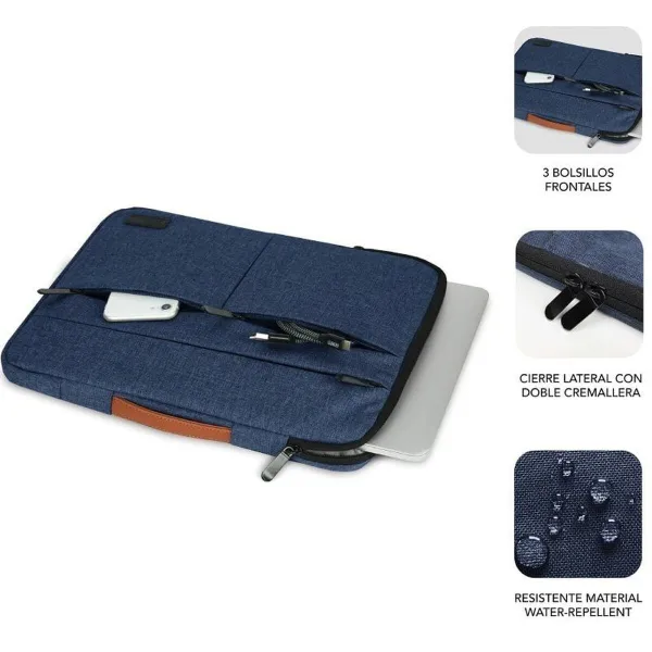 Laptop Case Subblim Air Padding 360 Blue 15,6