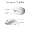 Wireless Mouse Subblim SUBMO-EDCON02 White 2400 dpi