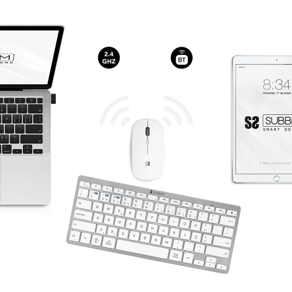 Peles Paklājs Subblim COMBO MULTIDISPOSITIVO COMPACTO SILVER