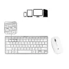 Коврик для мыши Subblim COMBO MULTIDISPOSITIVO COMPACTO SILVER