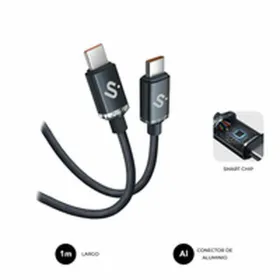 USB-C - USB-C kaapeli Subblim SUBCAB-C06001 1 m Melns