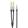 Audio cable mini jack 3.5mm to 2x jack 6.35mm male Vention BARHK 8m