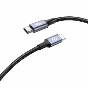 USB-C - USB-C kaapeli Subblim SUBCAB-C10002 2 m Melns