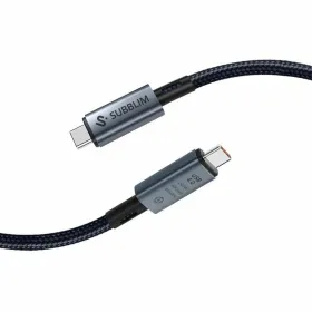 USB-C - USB-C Kaabel Subblim SUBCAB-C24010 1,5 m Must