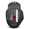 LED-pelihiiri Krom Keos 6400 dpi Musta