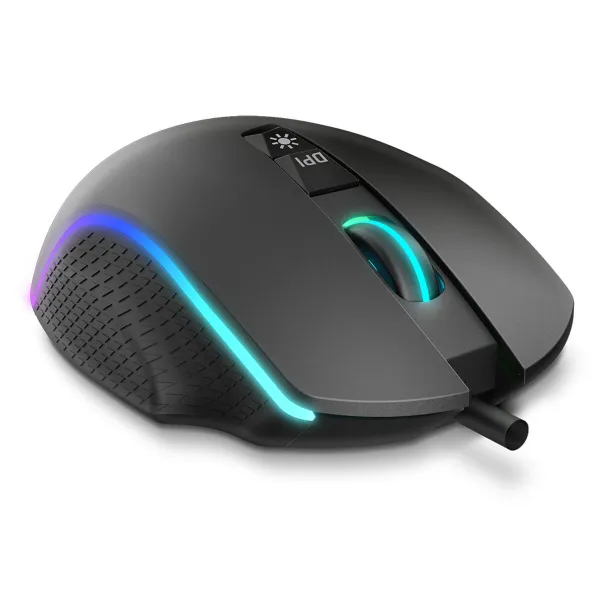 LED-pelihiiri Krom Keos 6400 dpi Musta