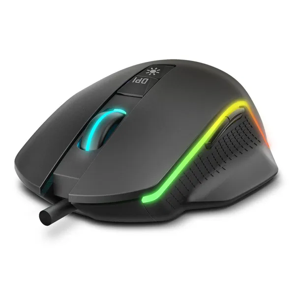 LED-pelihiiri Krom Keos 6400 dpi Musta