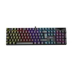 Klaviatūra Krom Kasic Melns Qwerty US