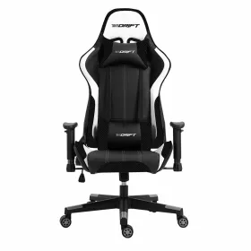 Spēļu Krēsls DRIFT DR175CARBON Balts Melns