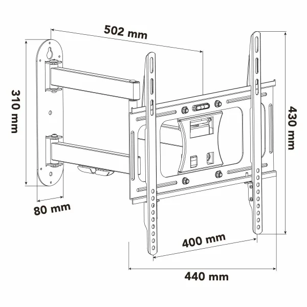 Seinaklamber Nox-Xtreme NXLITEWALLFLEX 55