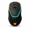 Keyboard and Mouse Krom Kabala Black Multicolour Spanish Qwerty