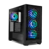 ATX semi-tornikotelo Nox-Xtreme NXHUMMERPLASMA Musta