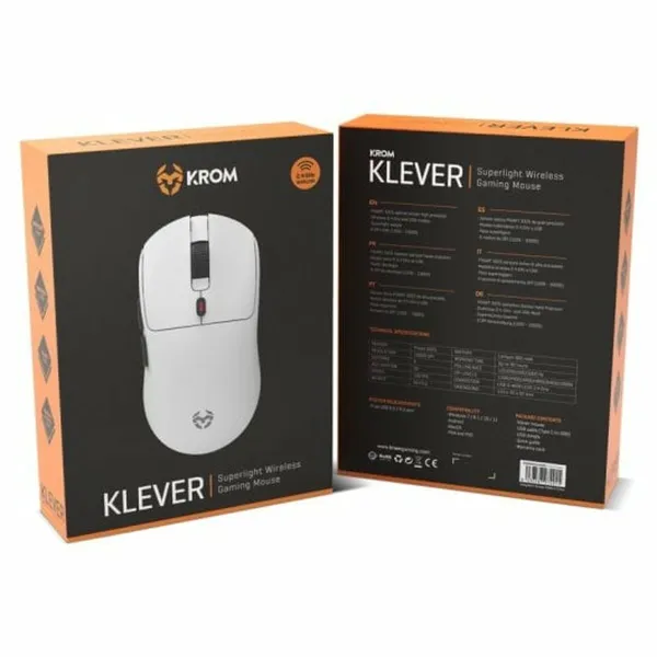 Gaming Mouse Nox-Xtreme Klever 1200 DPI White