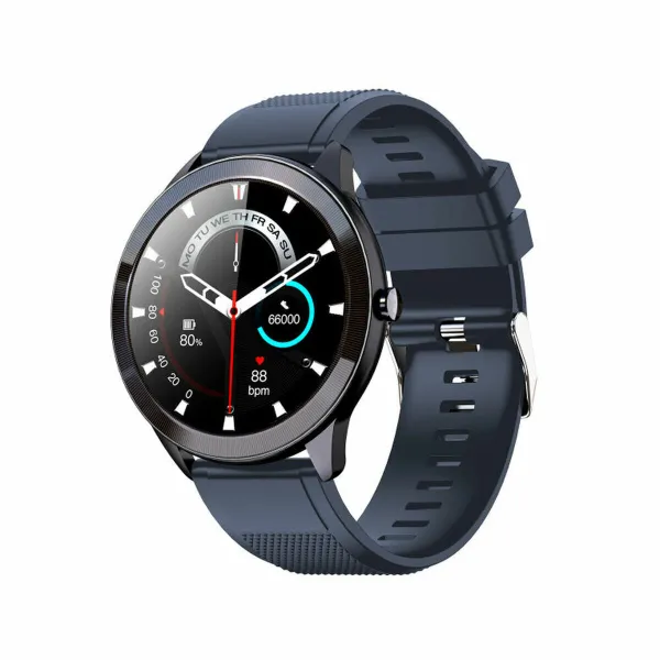 Smartwatch LEOTEC LESW32B Blue Black 1,28