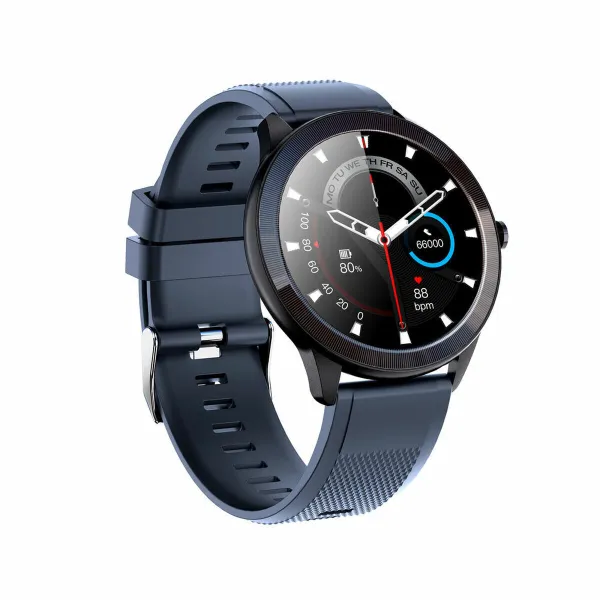 Smartwatch LEOTEC LESW32B Blue Black 1,28