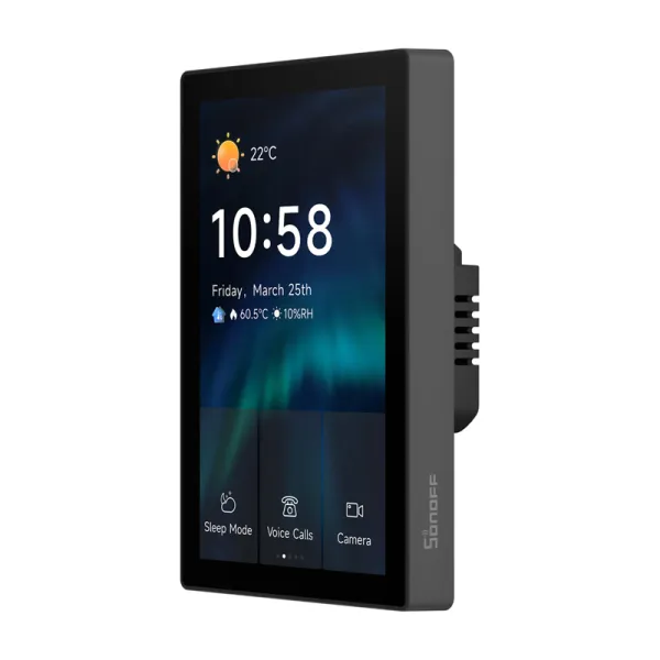 SONOFF NSPanel Pro 120 Smart Control Panel Matter WiFi/Bluetooth/ZigBee (black)