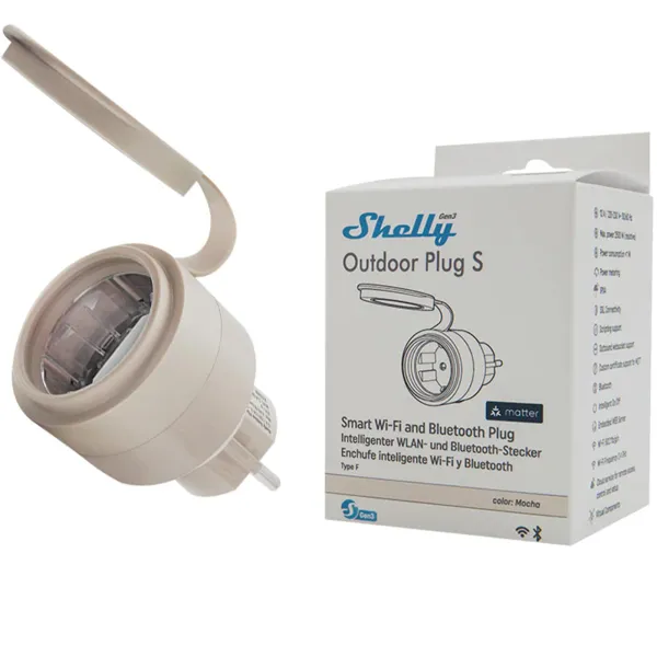 Smart Plug Shelly S3PL-20112EU Wi-Fi