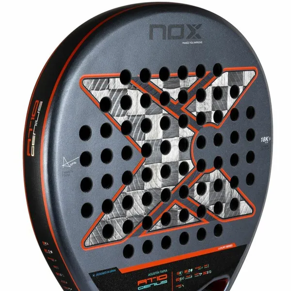 Rakete Nox Nox AT10 Genius 18K Melns Kokogle