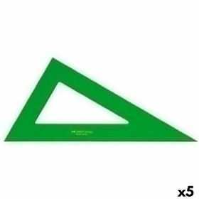 Triangle Faber-Castell Green 12 cm (5 Units)
