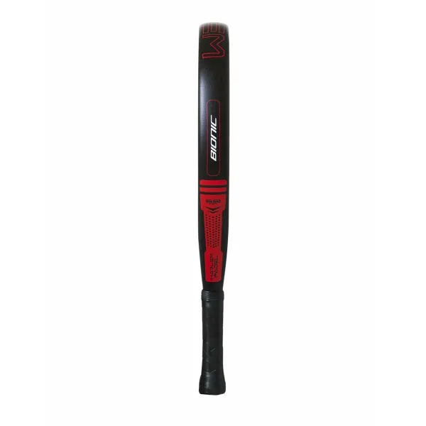 Padelireket Harlem Padel Bionic Must Punane