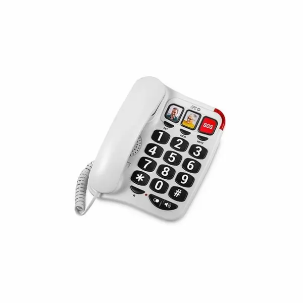 Lauatelefon Eakatele SPC 3295B Valge