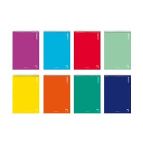 Set of exercise books Pacsa BASIC Quarto 80 Sheets 10 Pieces (6 Units)