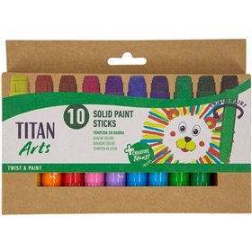 Solid tempera Titan Arts Multicolour 10 Pieces