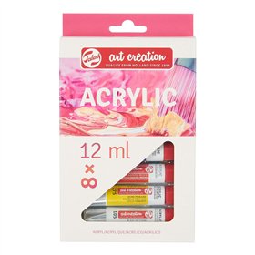 Acrylic Paint Set Talens Multicolour 12 ml 8 Pieces