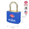 Spynos raktas Scape Travel TSA-385 Metalinis Stačiakampis