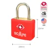 Spynos raktas Scape Travel TSA-385 Metalinis Stačiakampis