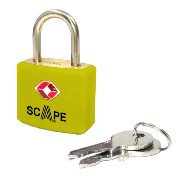 Key padlock Scape Travel TSA-385 Metal Rectangular