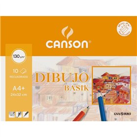 Drawing Pad Canson 10 Sheets A4 (20 Units)