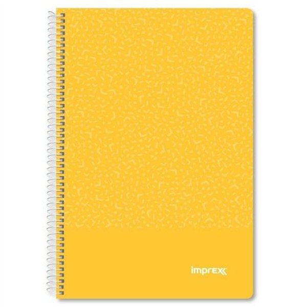 Notebook Imprex Yellow Din A4 80 Sheets (4 Units)