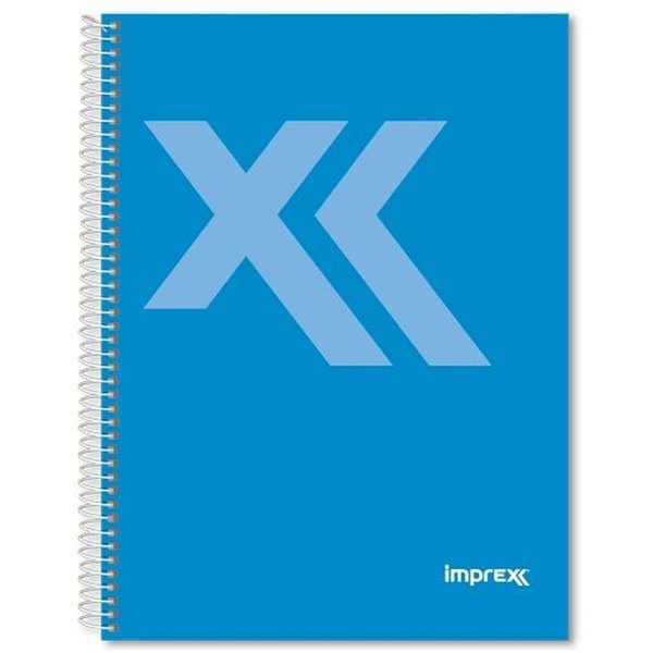 Notebook Imprex Blue Din A4 80 Sheets (4 Units)