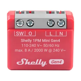 Умная розетка Shelly S4SW-001P8EU Bluetooth Wi-Fi Bluetooth 5.0